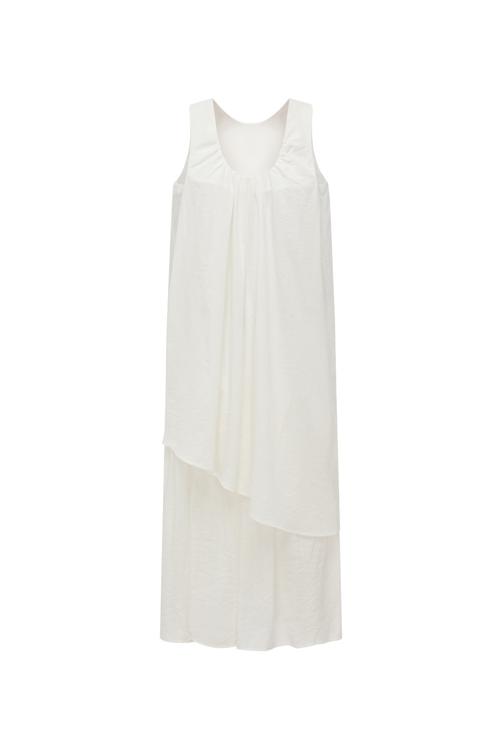 Fließendes Stufenkleid – Elegantes Design aus hochwertiger Viskose, Nylon und Baumwollmischung für mühelosen Sommer-Chic