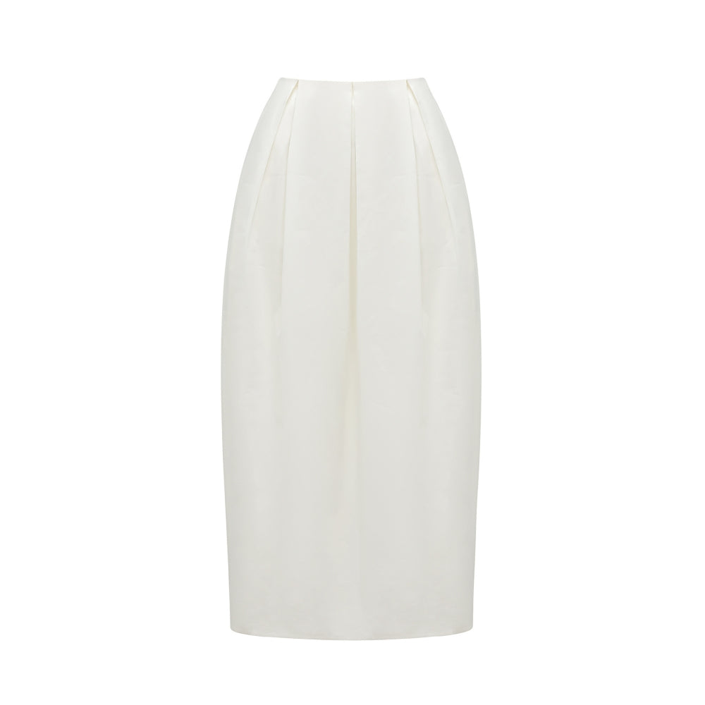 Elegant Cocoon Silhouette Skirt – Lightweight, Breathable, and Effortlessly Chic