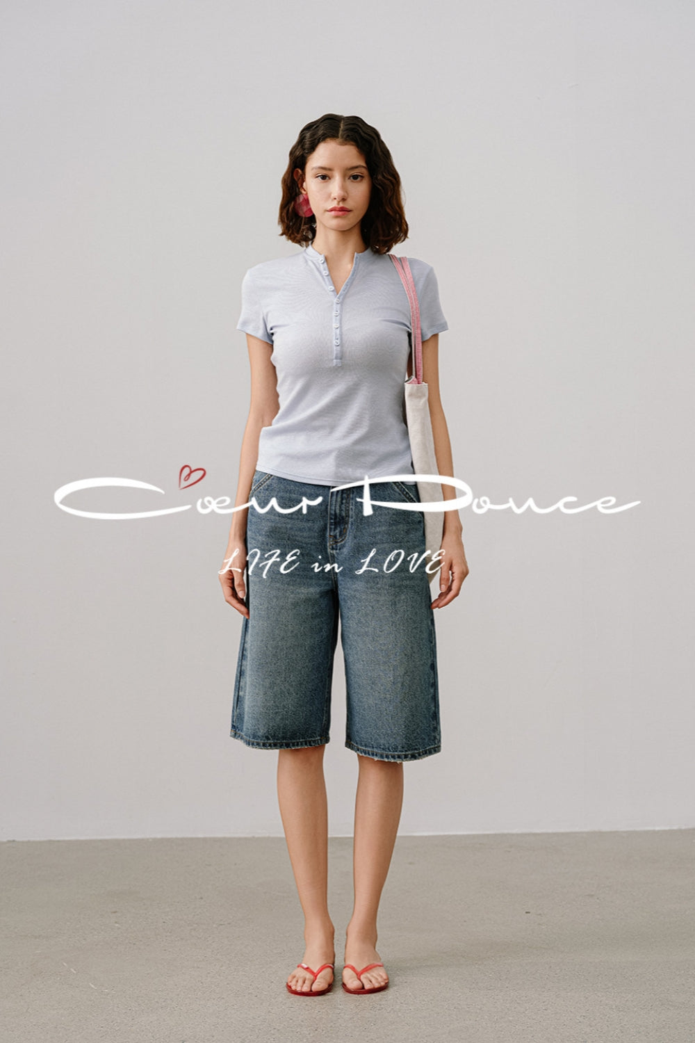 Henry Collar Short Sleeve Tee – Tencel Wool Blend, Soft & Skin-Friendly, Minimalist Elegance in Multiple Colors