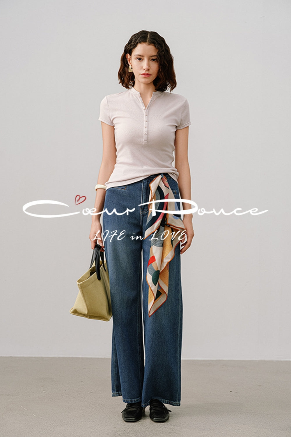 Henry Collar Short Sleeve Tee – Tencel Wool Blend, Soft & Skin-Friendly, Minimalist Elegance in Multiple Colors