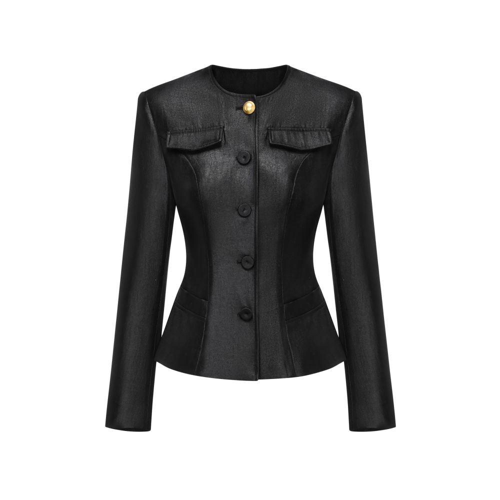 Cóta Fóntais Poly-Viscose-Spandex
